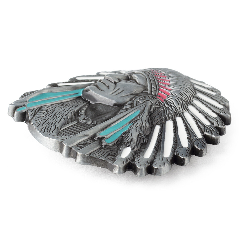 Skull scalp buckle men&rsquo;s western cowboy motorcycle riding