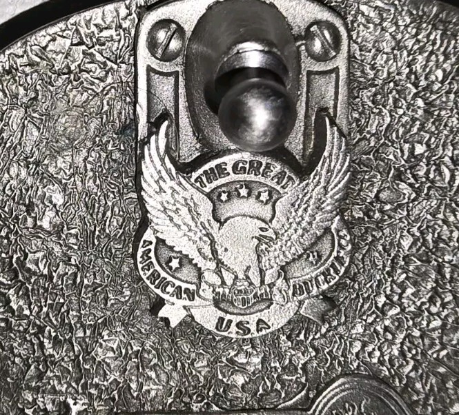Police Numbered Finest Law Enforcement We Serve and Protect Belt Buckle 1988