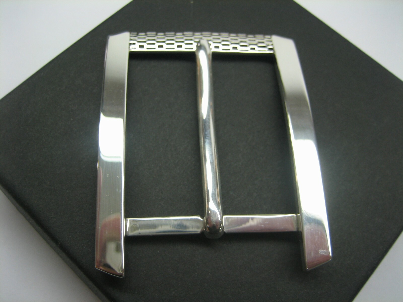 STERLING SILVER 925 BUCKLE AVAILABLE FOR 1&Prime; 1-1/8&Prime; 1-1/4&Prime; 1-3/8&Prime; 1-1/2&Prime; BELTS