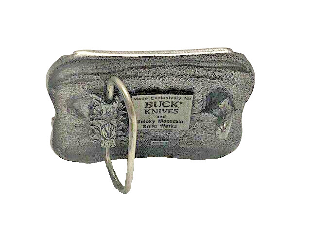 Original Buck Knives Commemorative Pewter Belt Buckle Discontinued. READ