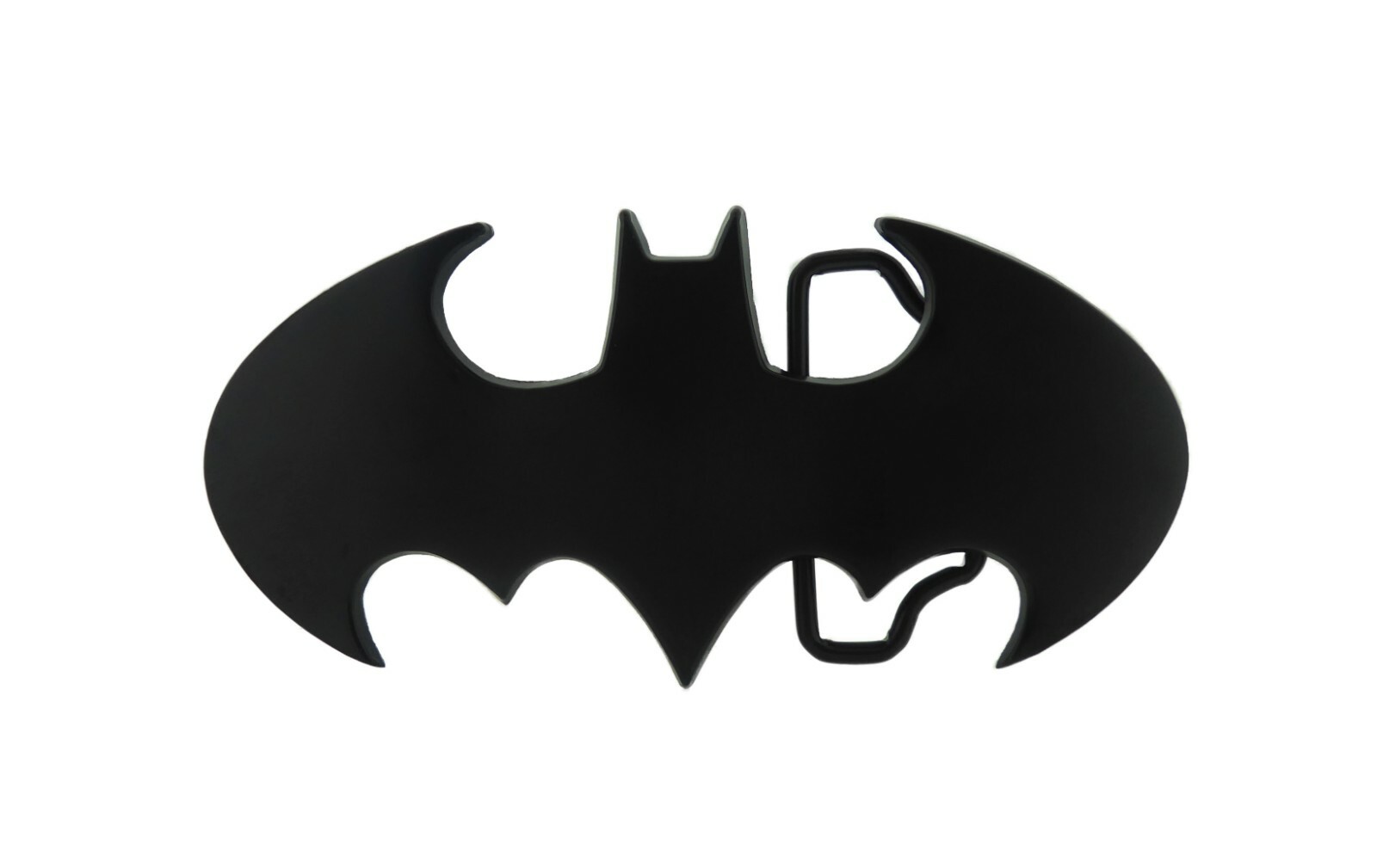 Batman belt buckle Halloween Costume DIE CUT JET BLACK DC Comics Men AUTHENTIC