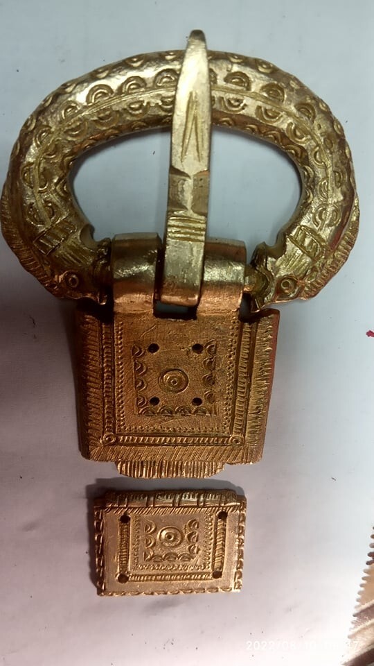 Handmade Roman Gothic belt buckle