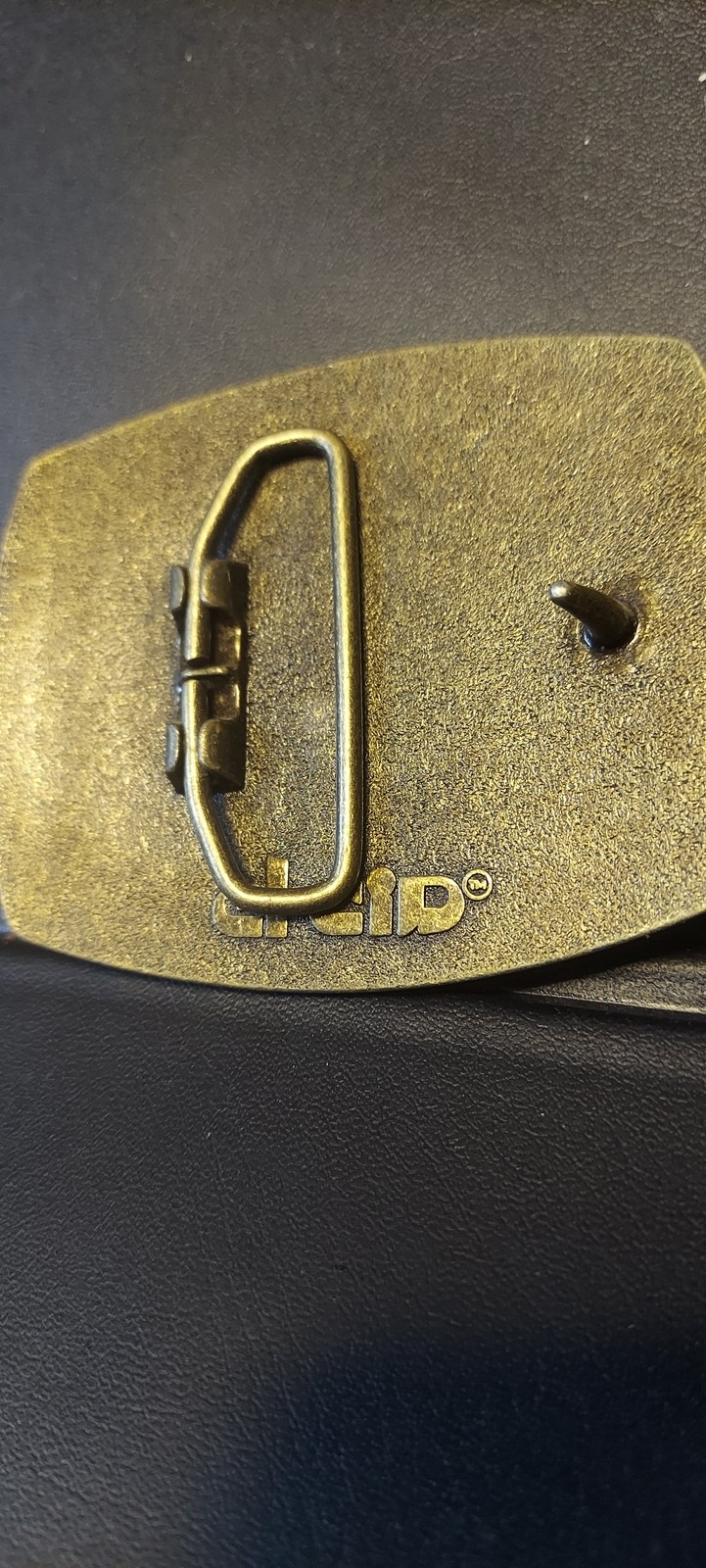 VINTAGE Company Belt Buckle BOBCAT LOADER LEATHER