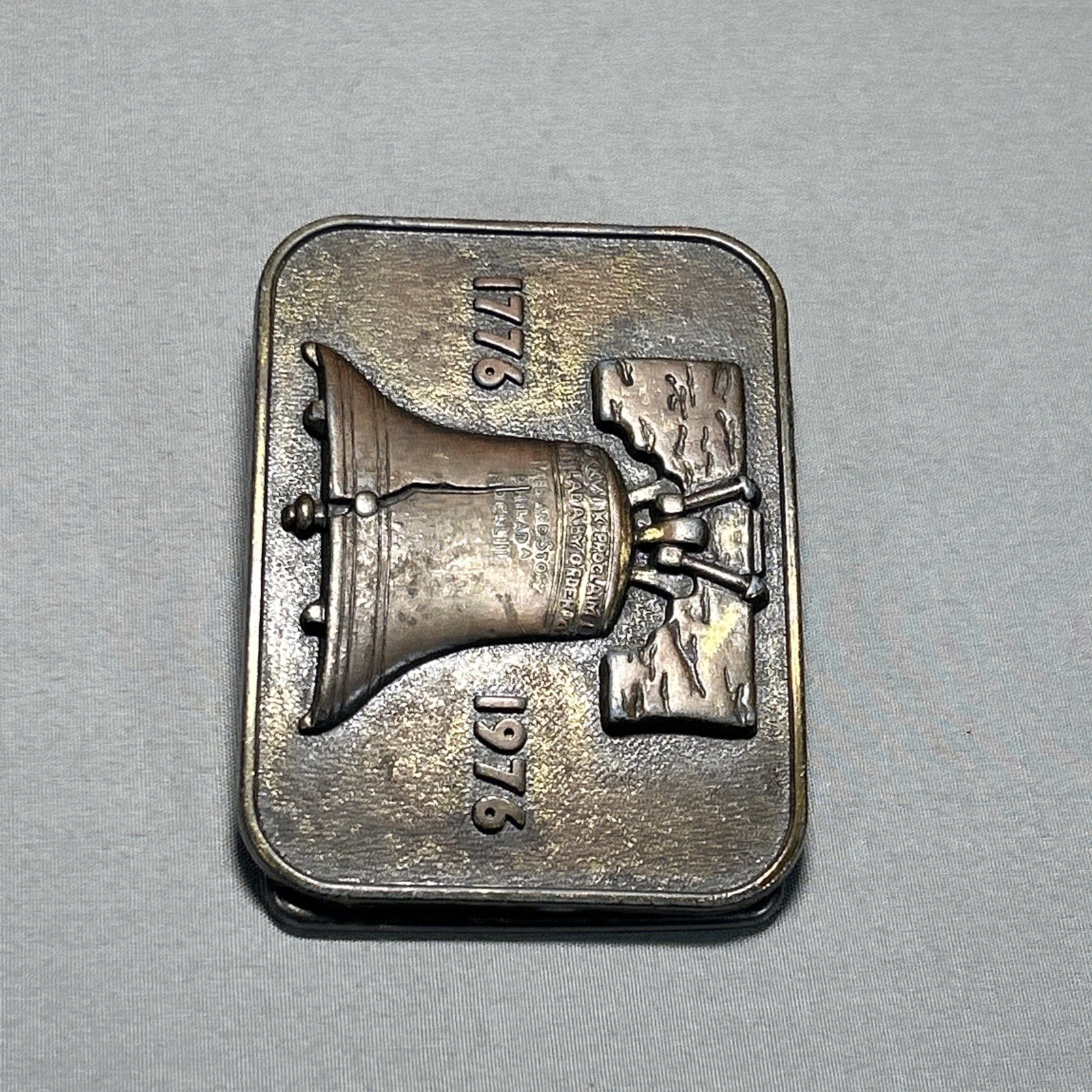 BICENTENNIAL LIBERTY BELL 1776 – 1976 COPPER TONED BELT BUCKLE
