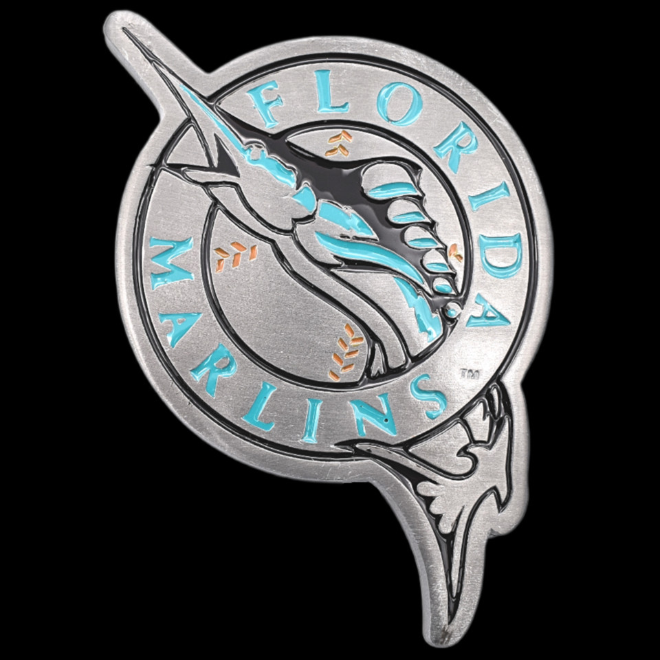 Florida Marlins MLB Major League Baseball Team Belt Buckle (New Old Stock)