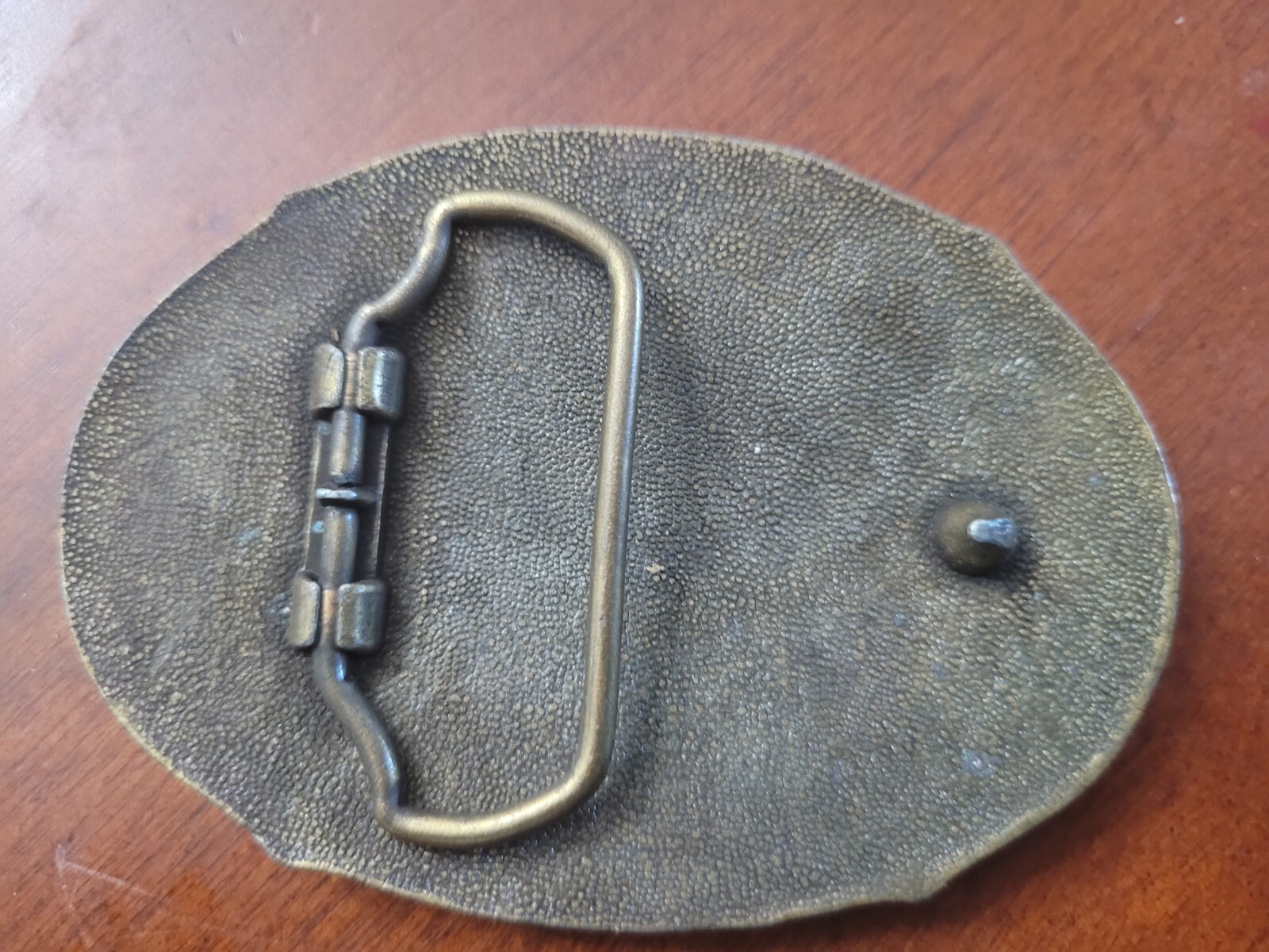 Vintage Bronze Crown Royal Belt Buckle