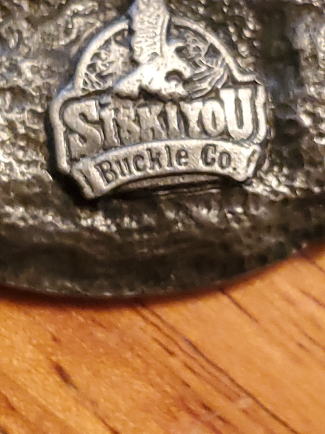 1990 Communications Worker Belt Buckle Occupational Lineman Siskiyou Pewter