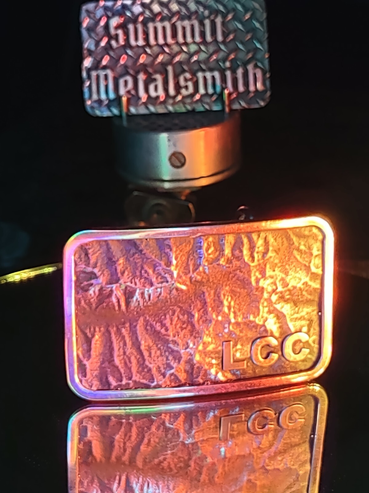 Little Cottonwood Canyon Topographic Belt Buckle | Hand Poured Bronze | 3D Map