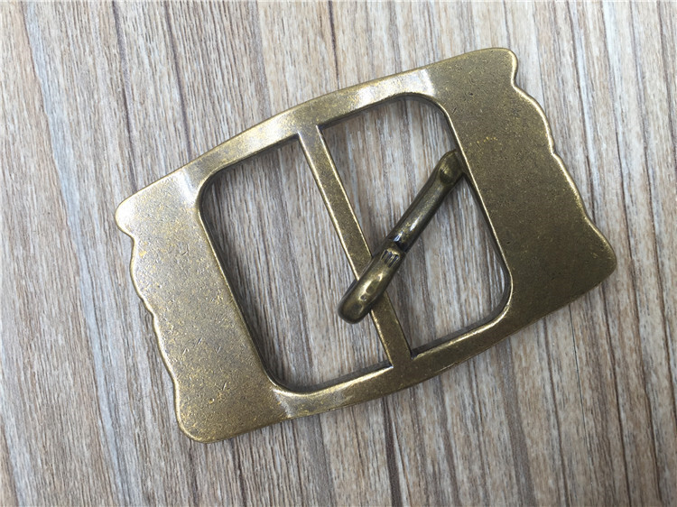 Solid Brass Men&rsquo;s Engraved Vintage Pin Buckle Belt Buckle Fits 1.5 Inch Belts~