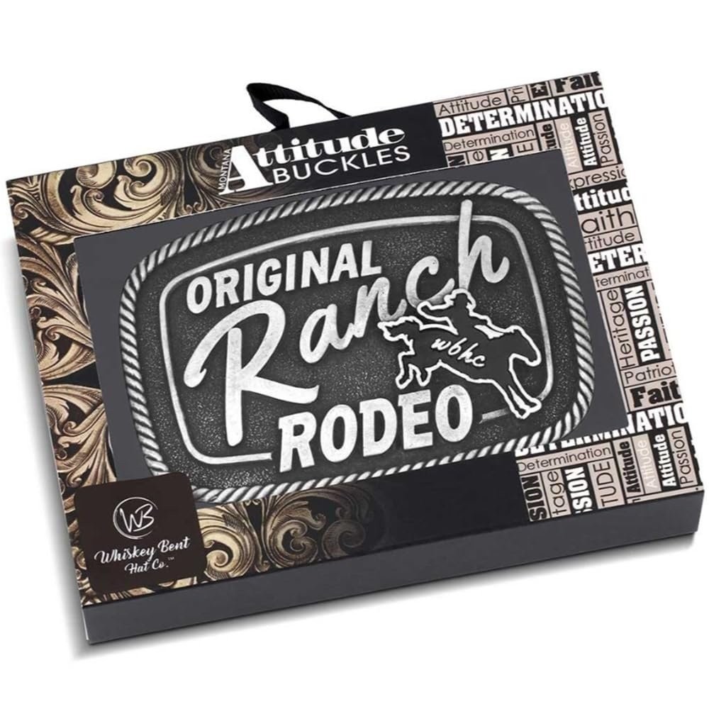 Montana Silversmiths Officially Licensed Whiskey Bent Western Belt Buckle