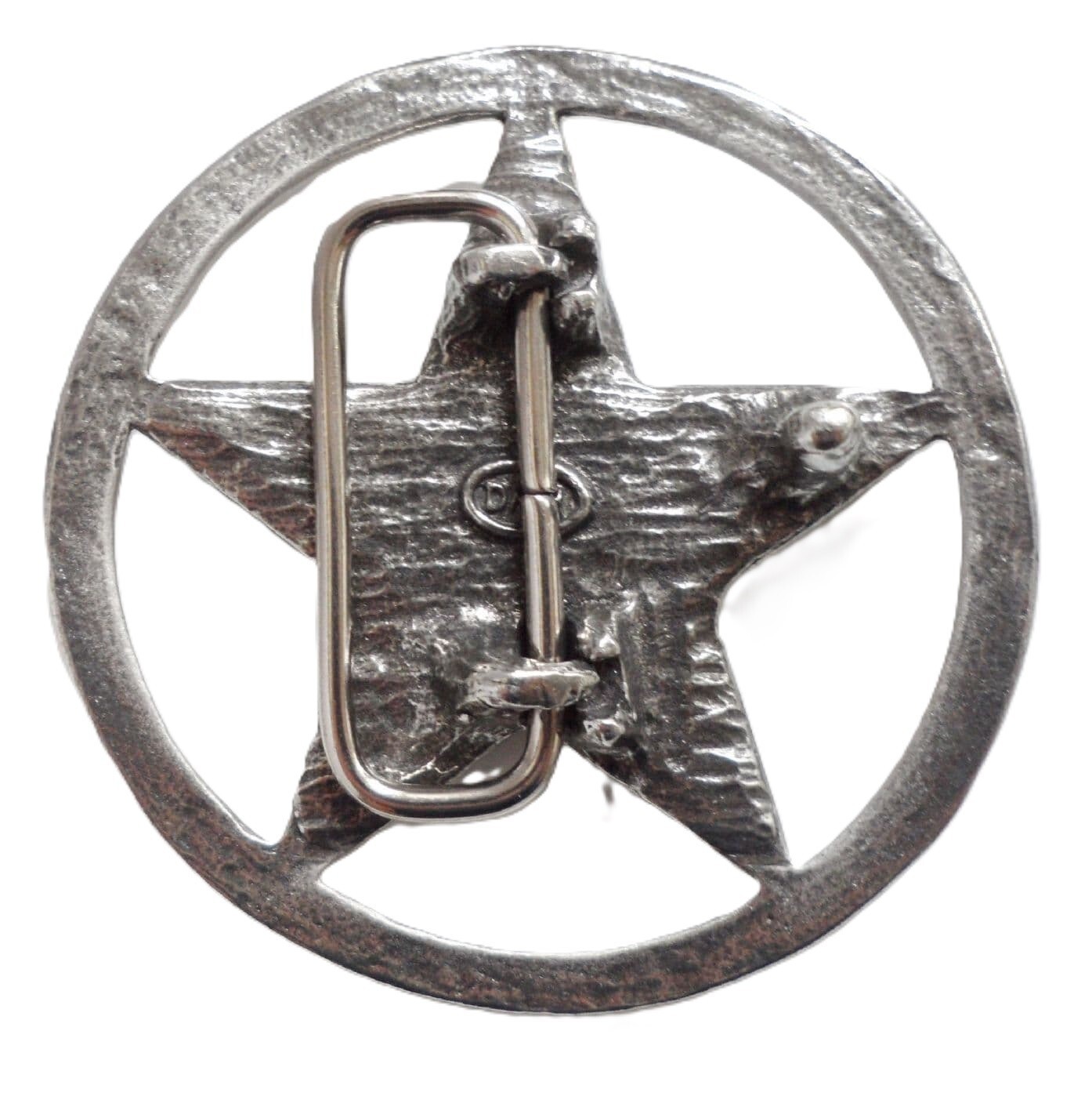 Pentagram Freemasonry Masonic Pewter Belt Buckle – Hand Made in the UK