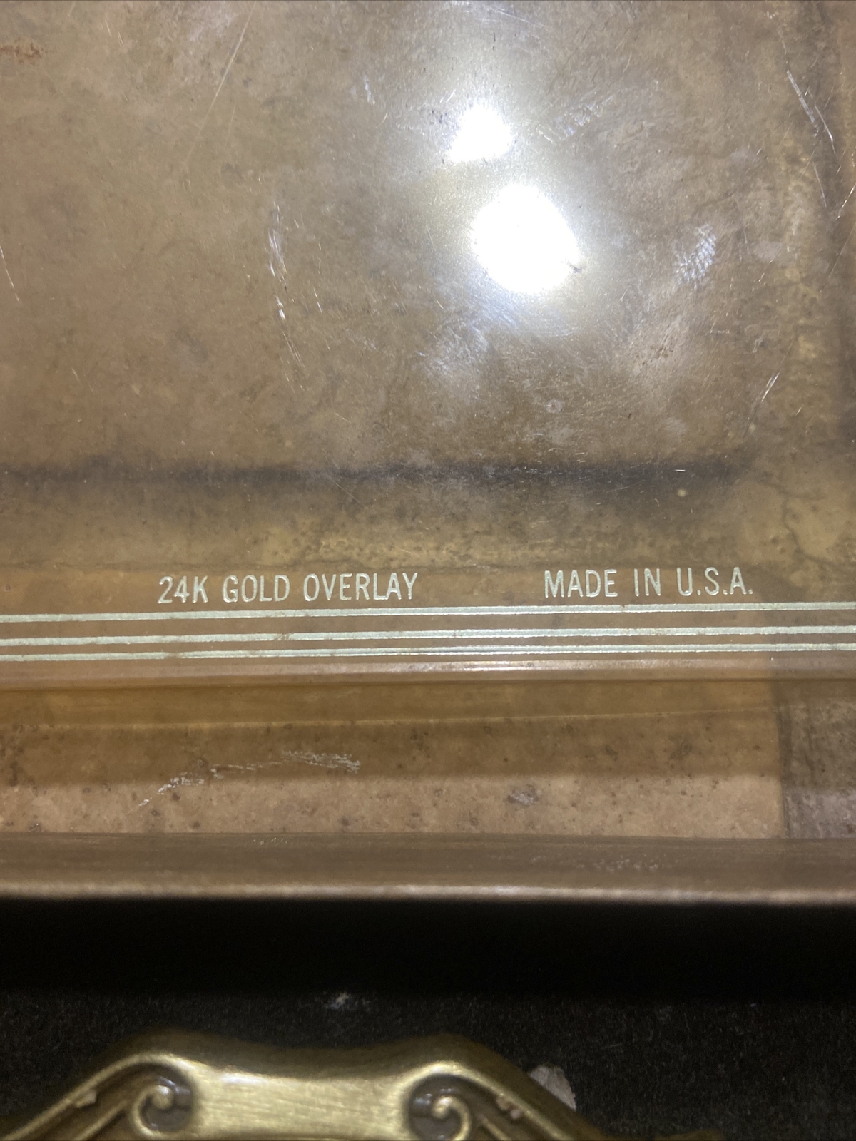 Vintage Raintree Haul Pak Belt Buckle Brass 1978 Construction Truck 24k Overlay