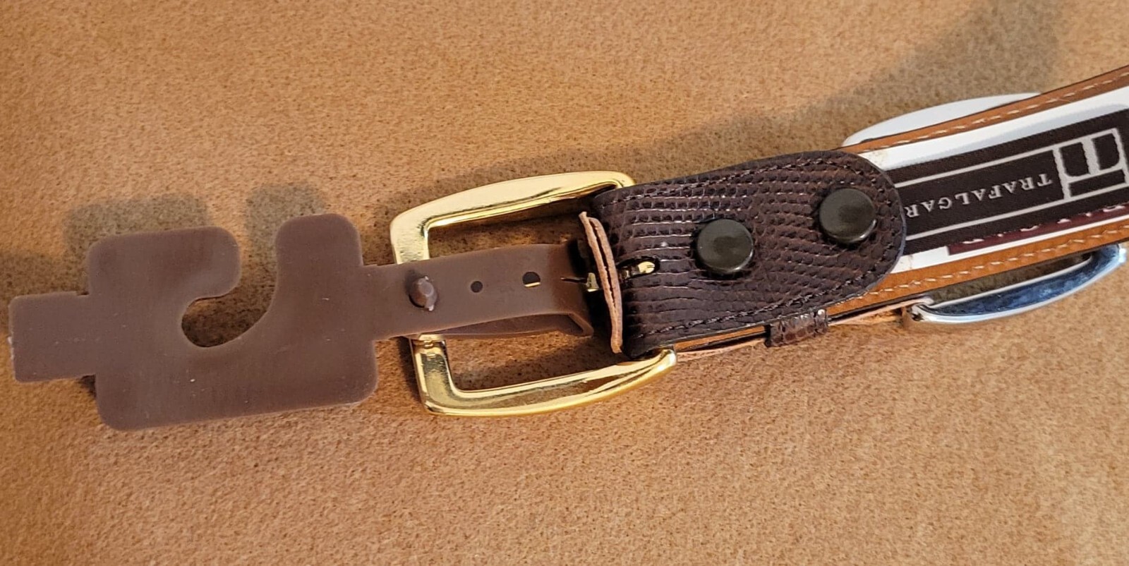 Brand New Windsor 30mm Genuine Lizard Belt 36 (Two Interchangeable Buckle Set) 