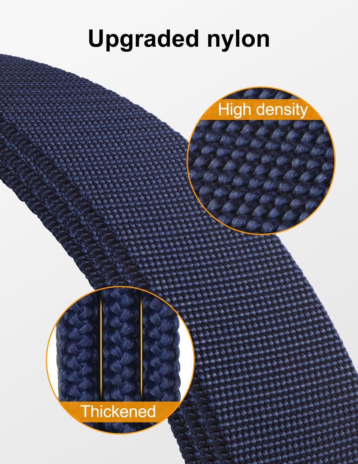 JUKMO Men&rsquo;s Stretch Tactical Belt, Large-for Waist 42&Prime;-46&Prime; (Length 53), Blue