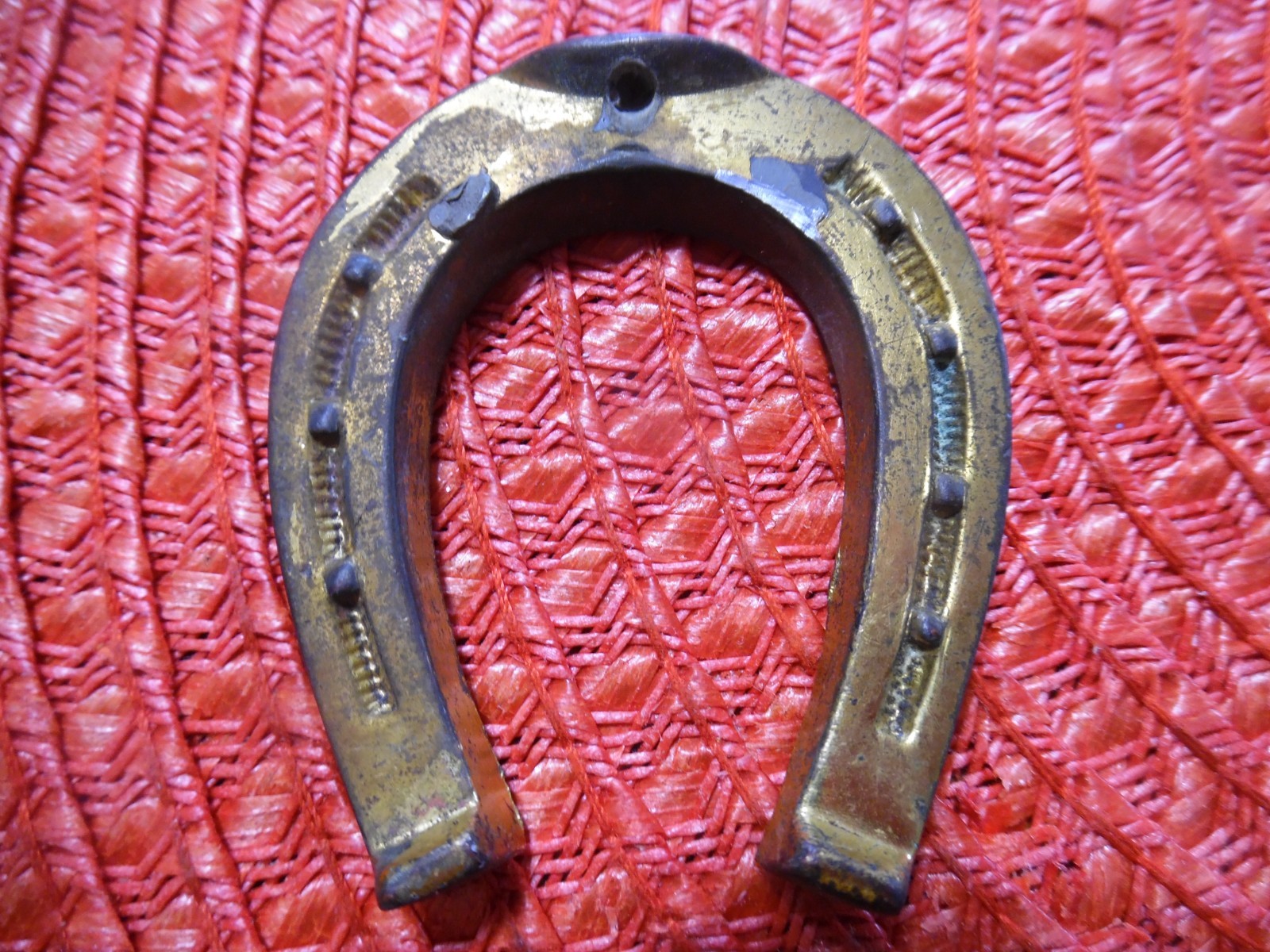 Vintage Anson COWBOY Tie Bar Clip Pin Brooch Lucky Horseshoe Boot WESTERN Rodeo