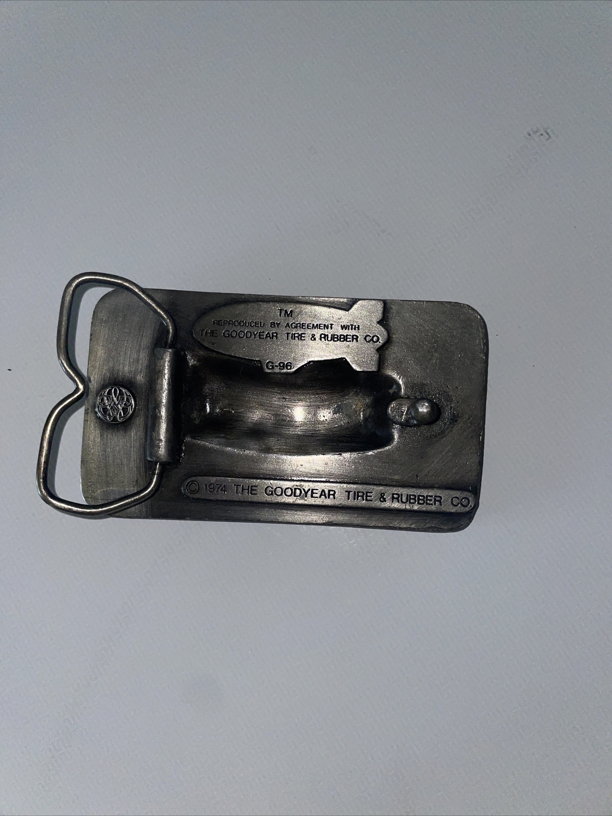 Goodyear Belt Buckle vtg blimp buckle Goodyear Tire company Belt Accessories