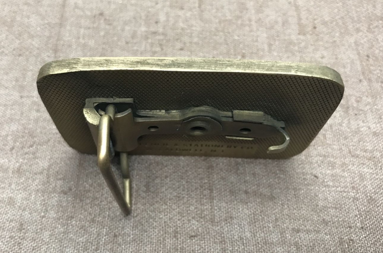 Vintage Lot of 3 Brass Belt Buckles 1970s 1980s Collectible Rare