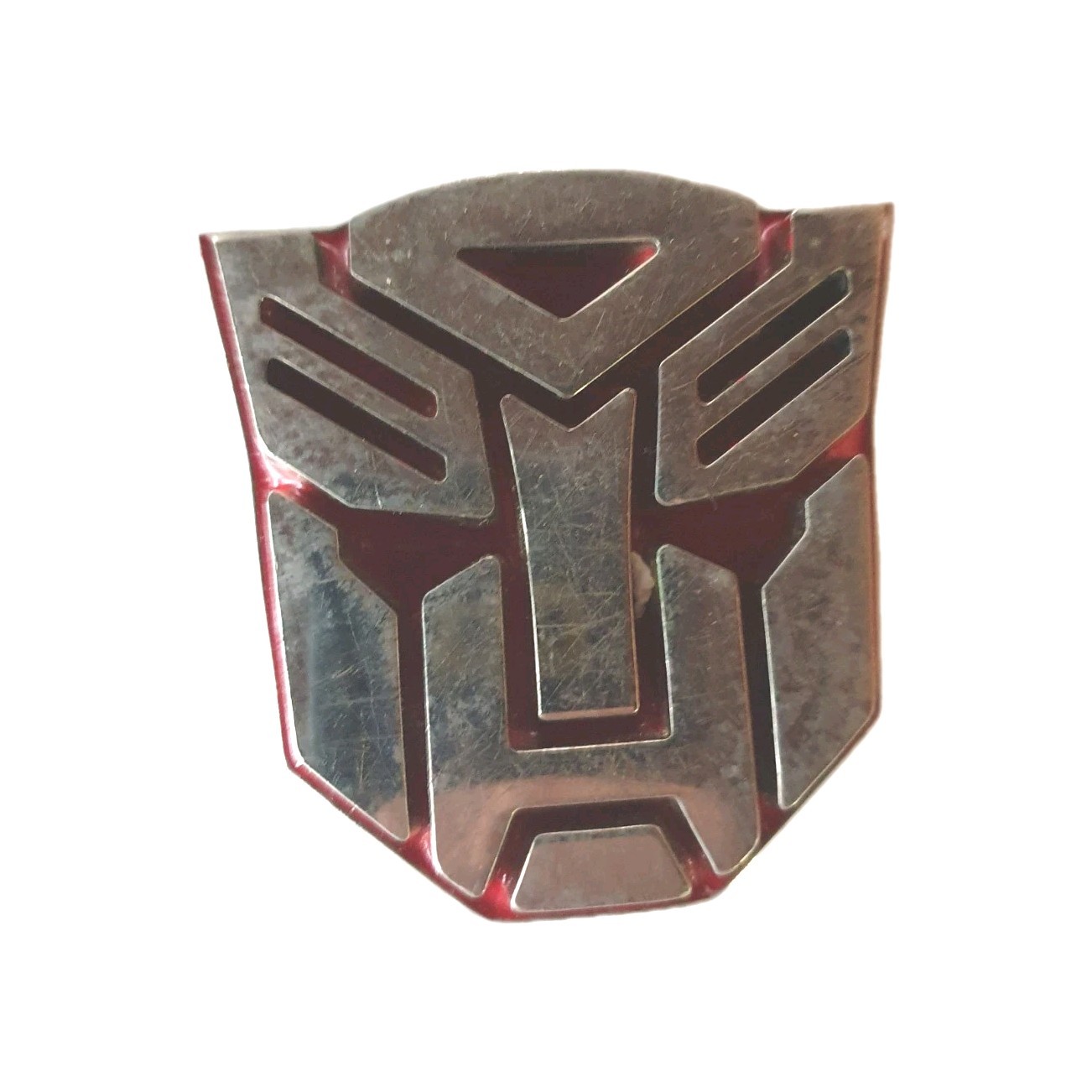 Official ‘08 GTO Design Studio Hasbro TRANSFORMERS AUTOBOT Belt Buckle Red Metal