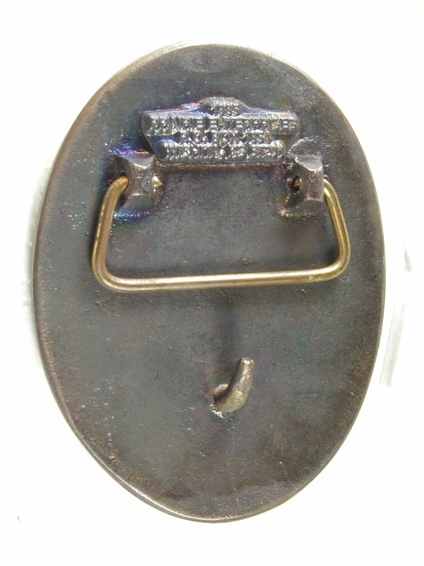 1985 The Outpost Family Band Belt Buckle By PRAIRIE ENTERPRISES 31616