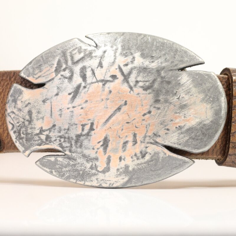 Oval Belt Buckle with Break Edges – Heavy Duty Urban Look Sport Design