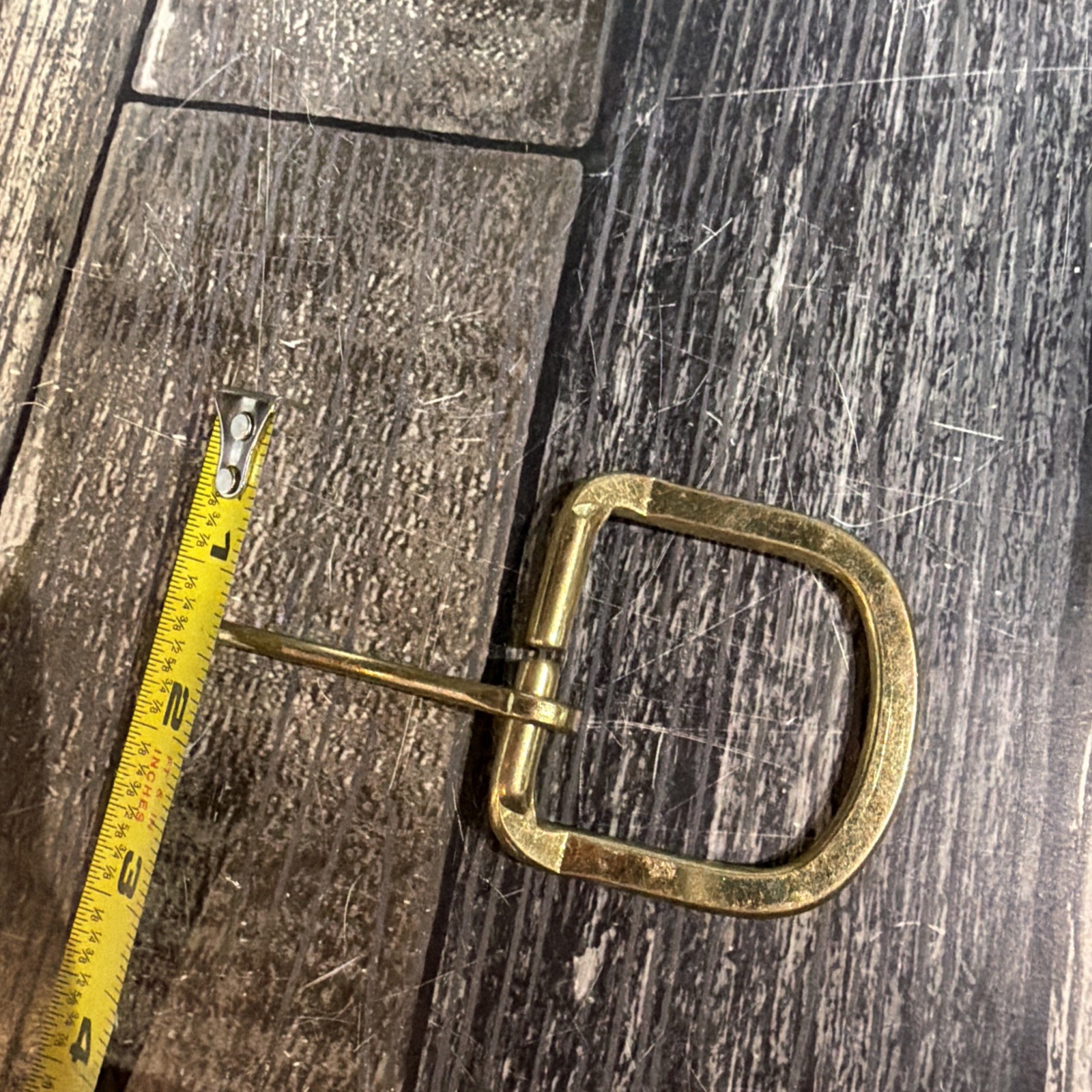Gold Tone Single Prong Frame Belt Buckle Replacement Classic