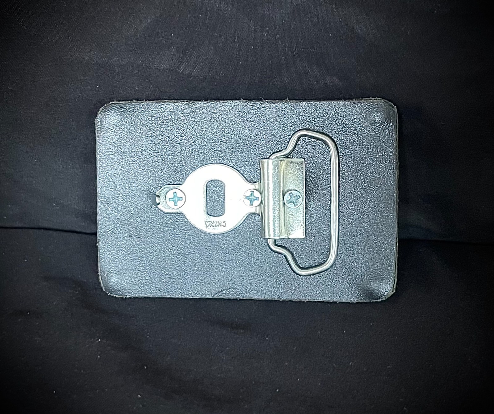 “Marked by the Cross” Belt Buckle Gothic Industrial Cross OOAK Darren McNeese