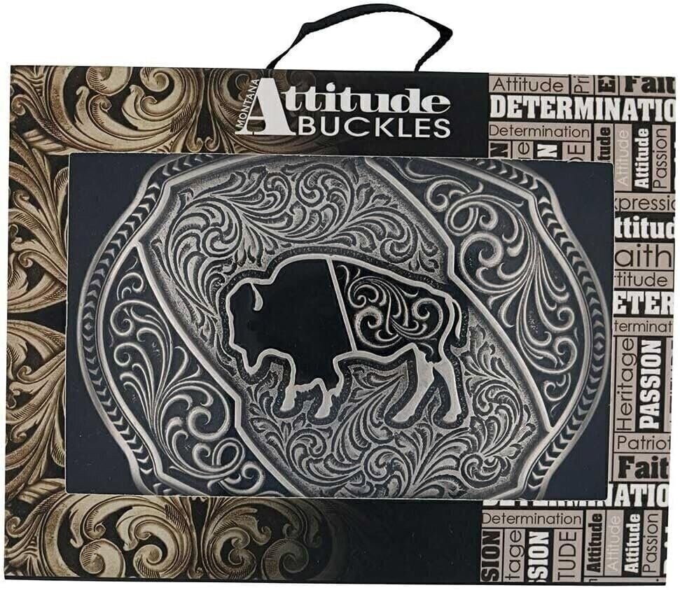 Montana Silversmiths Heritage Wildlife Outdoor Series Attitude Buckle
