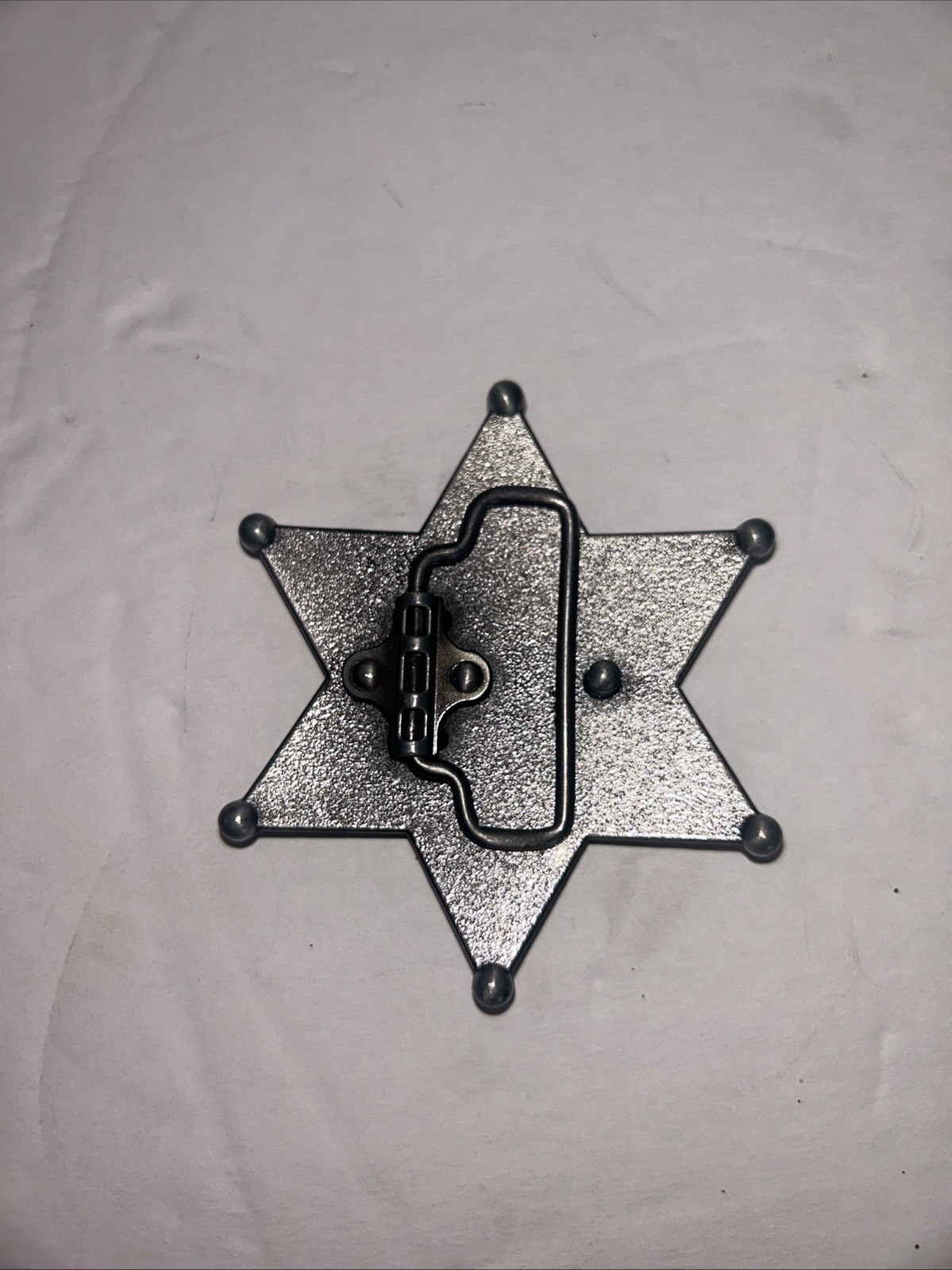 Sheriff Belt Buckle Western Cowboy Star