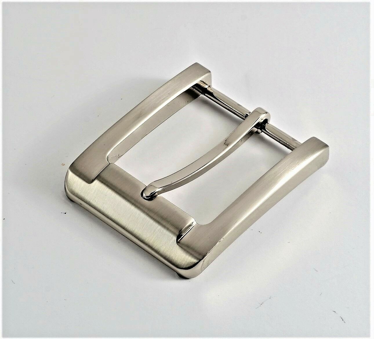 New 1 1/2&Prime; (38mm) pin buckle(#T12) new man women durable brushed nickel color