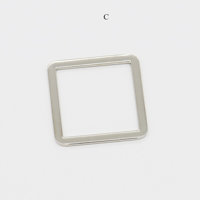 1pc Solid Metal Belt Buckle 45 mm Square Replacement Buckle for Backpack Bag DIY