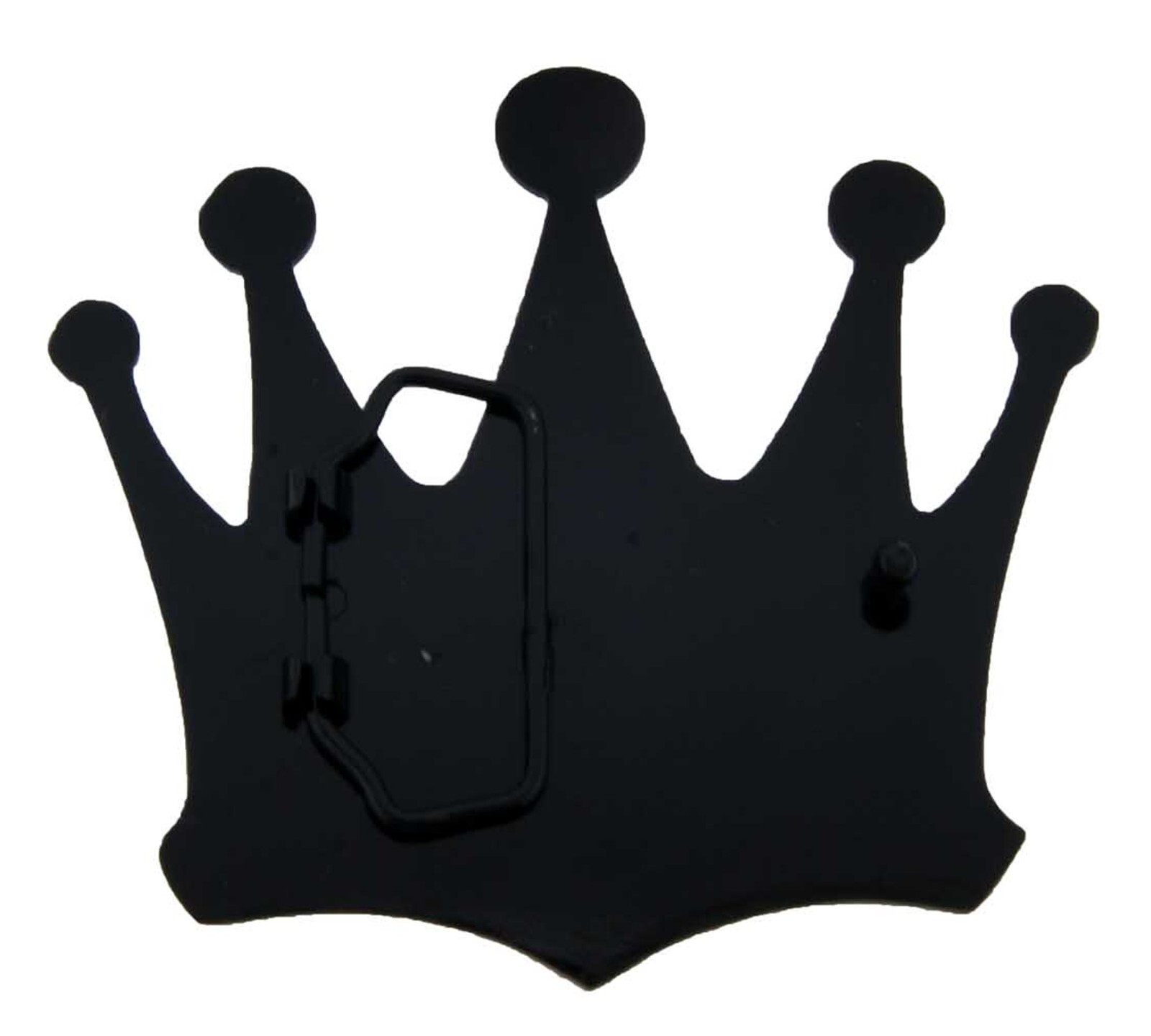 New Men Women Crown Belt Buckle Black Metal Western Cowboy Rodeo Fashion Cowgirl