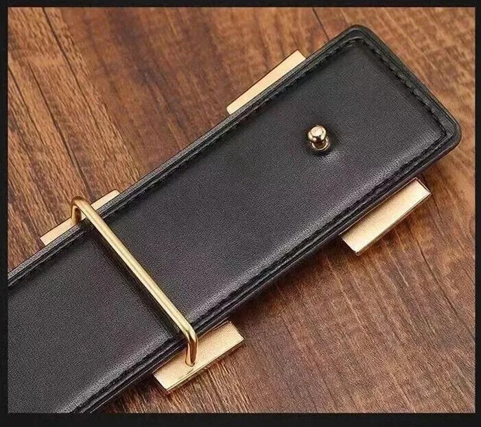 38mm H Gold Brushed Constance Belt Buckle