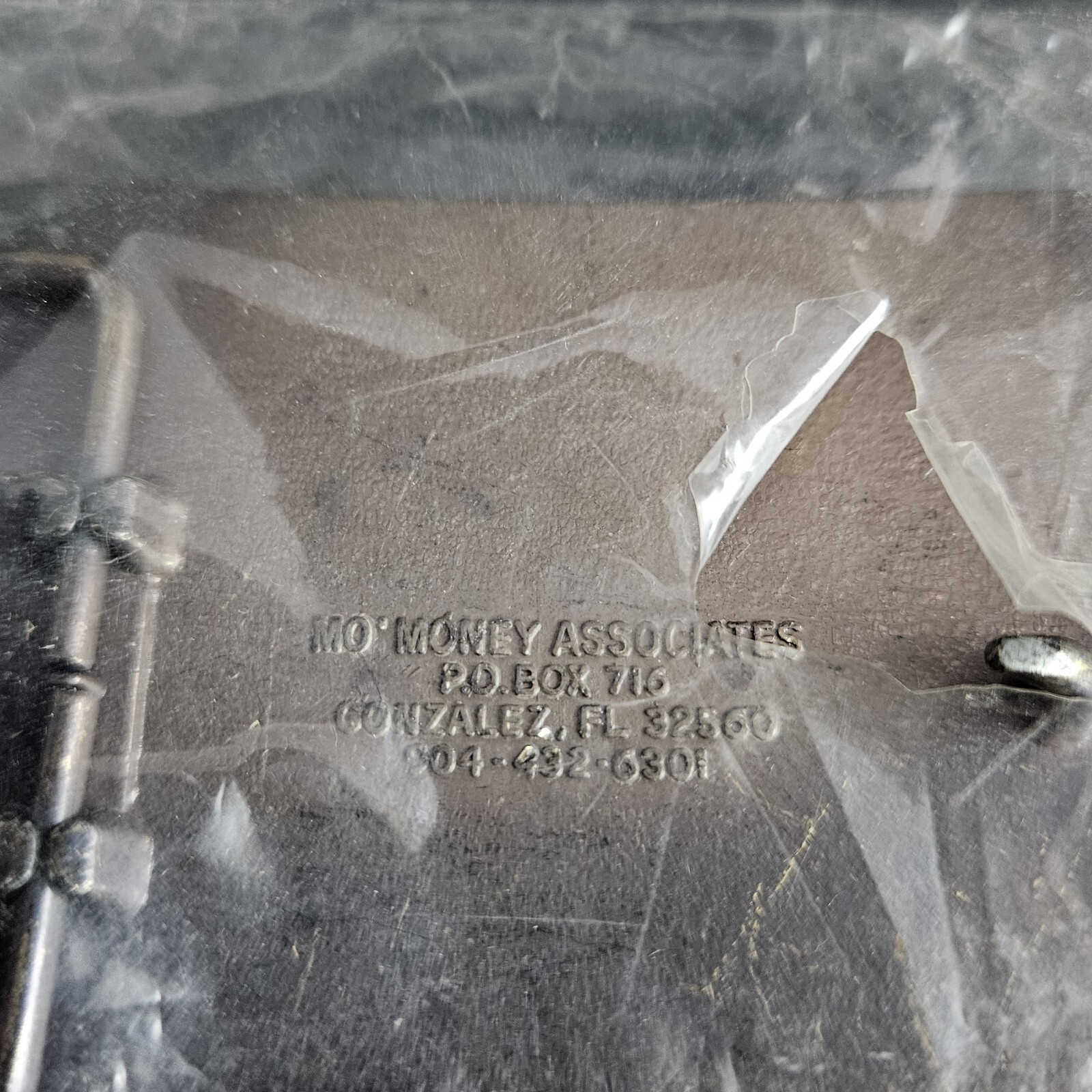 Docutel Belt Buckle w Original Packing Sealed Money Associates Florida Texas VG6