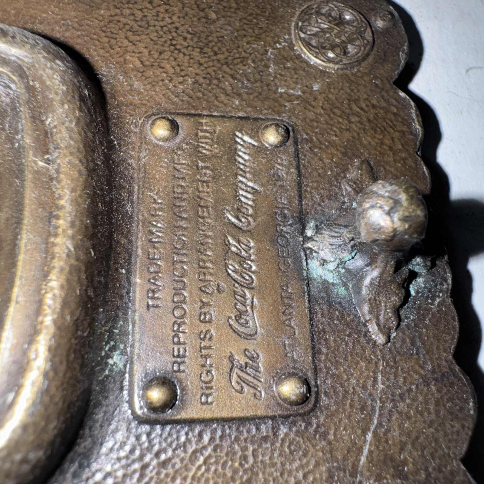 1976 Coca Cola 75th Coke Pop Soda Bottle Opener 70s Vintage Belt Buckle Freeship