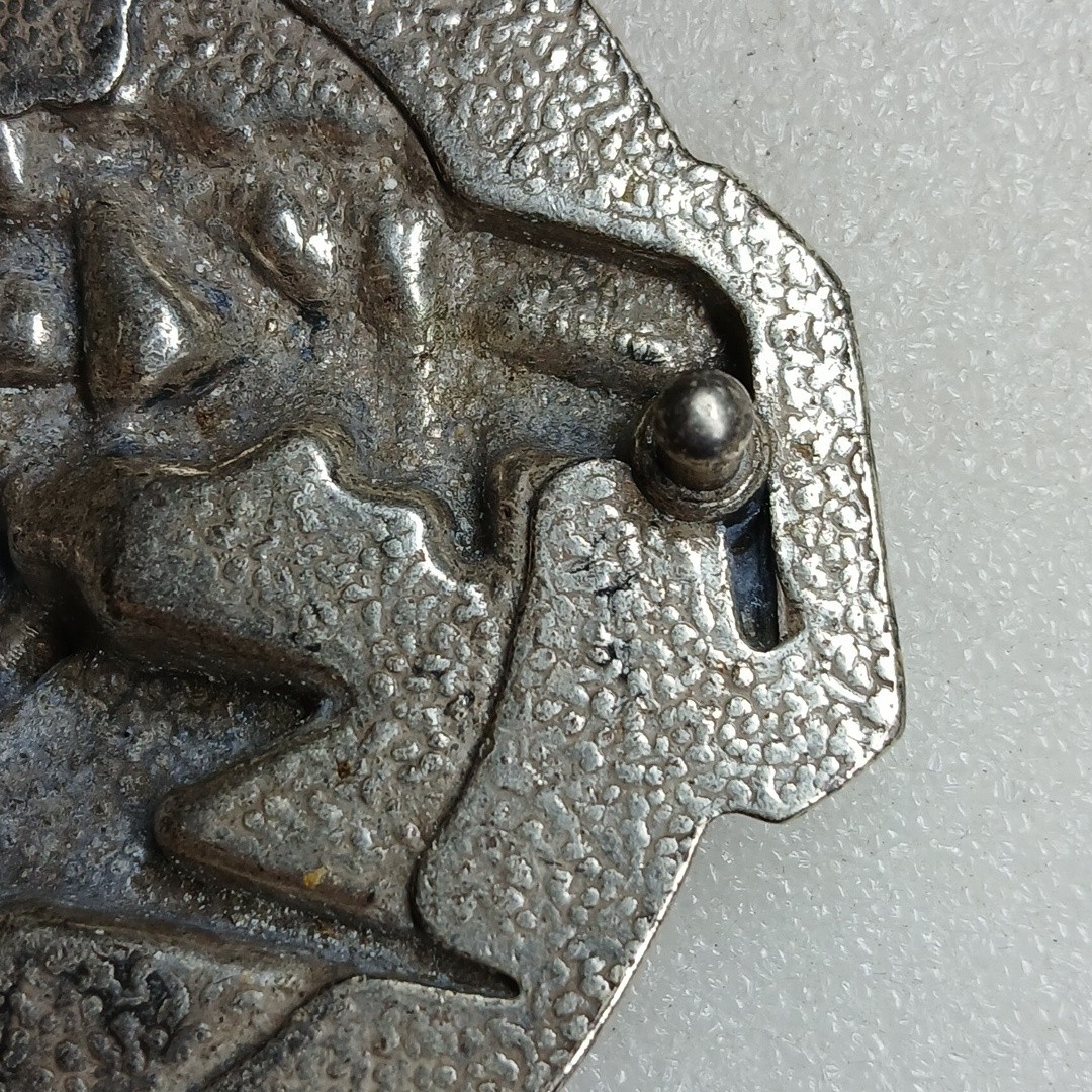 Belt Buckle Electric Bolt And Fist Akademiks Jeanius Major Voltage