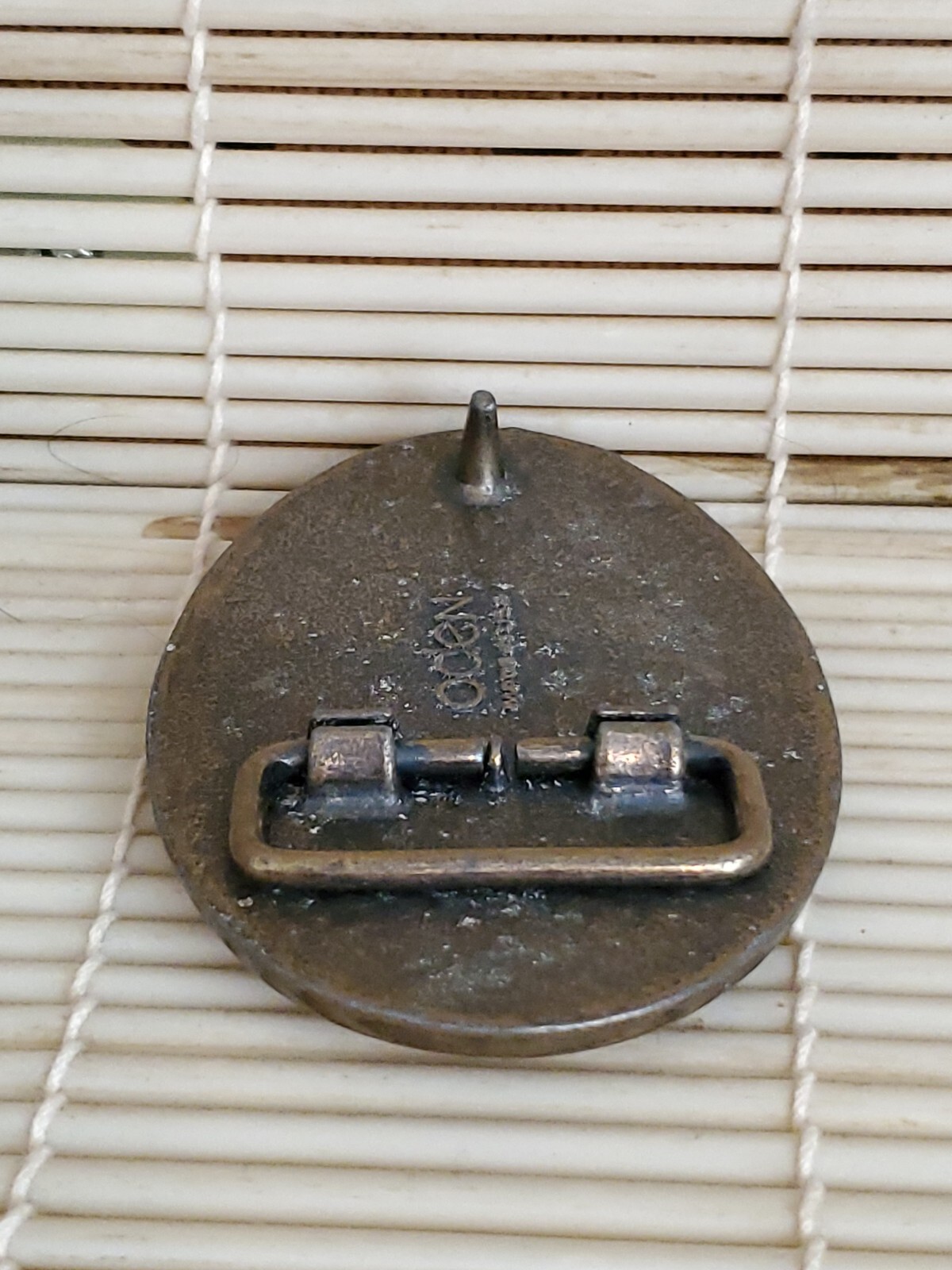Vintage RONNY Belt Buckle By Oden – Made In USA – 2-3/4”x 2”