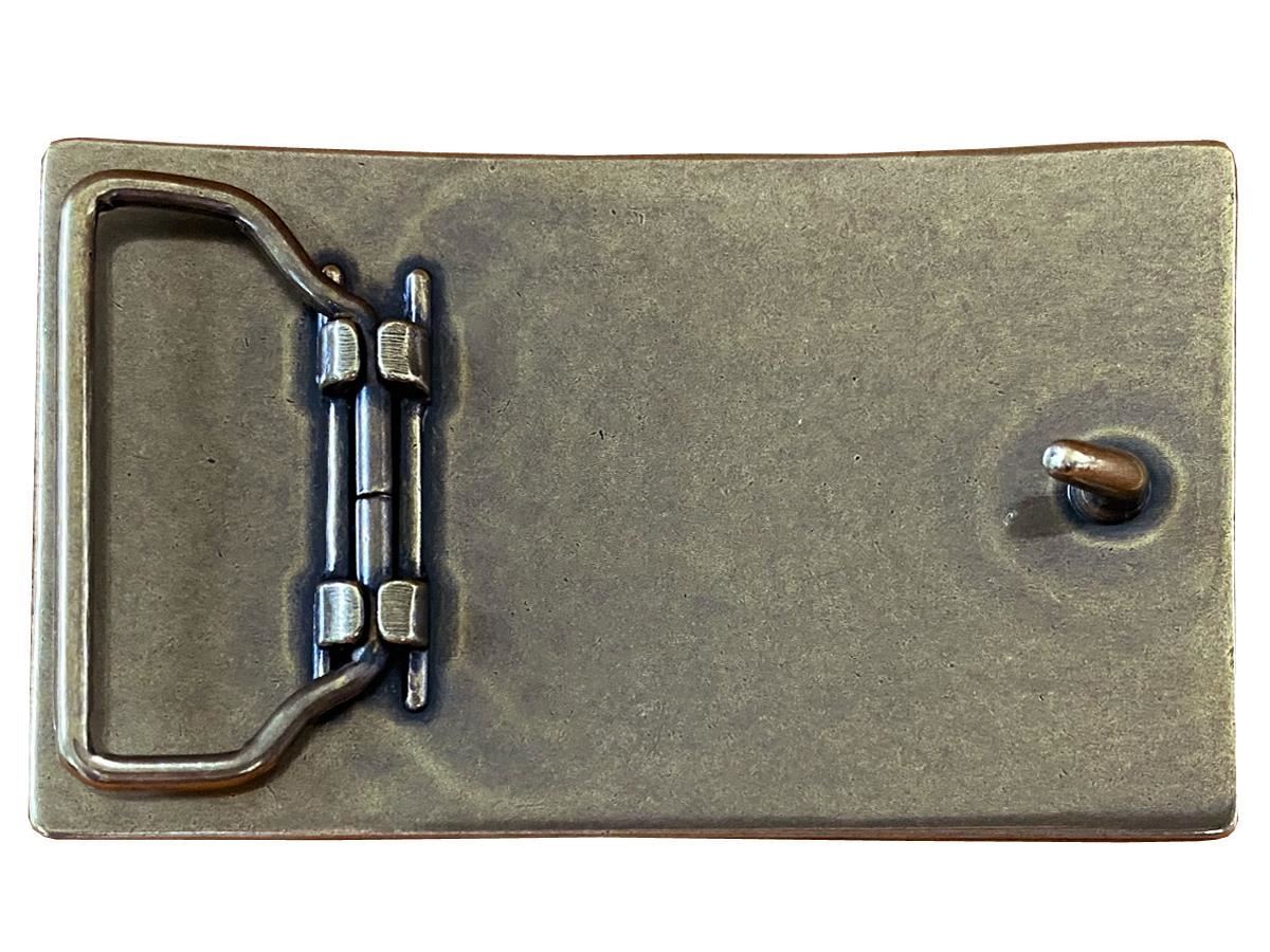 HA0707 Antique Brass Rhinestone Belt Buckle fits up to 1-1/2&Prime;(38mm) Belt