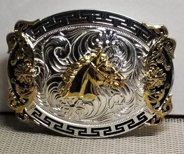 HORSE HEAD Western Cowboy Belt Buckle Hebilla Vaquera