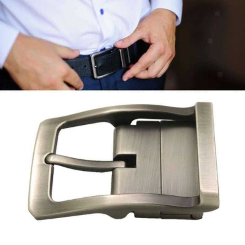 Alloy Belt Buckle Single Prong Wide Belt Accessories Rectangle Pin Belt Buckle