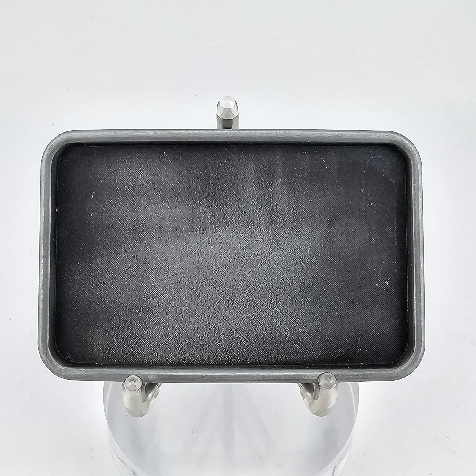 Rectangular Silver Color Craft Project Belt Buckle Make your own DIY Design!