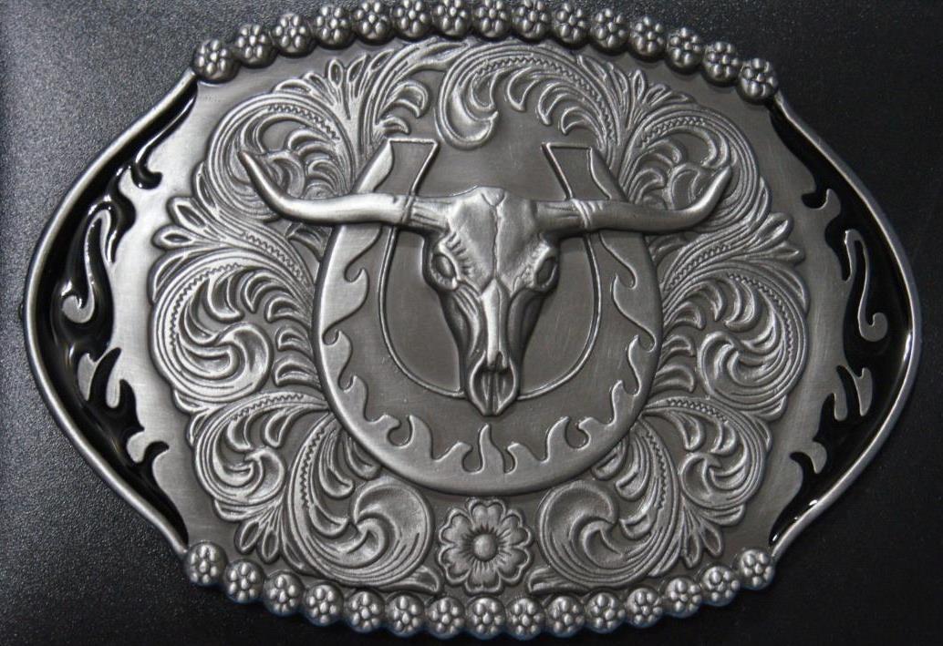 M&F WESTERN Nocona Western Belt Buckle Longhorn Steer Belt Buckle 37994