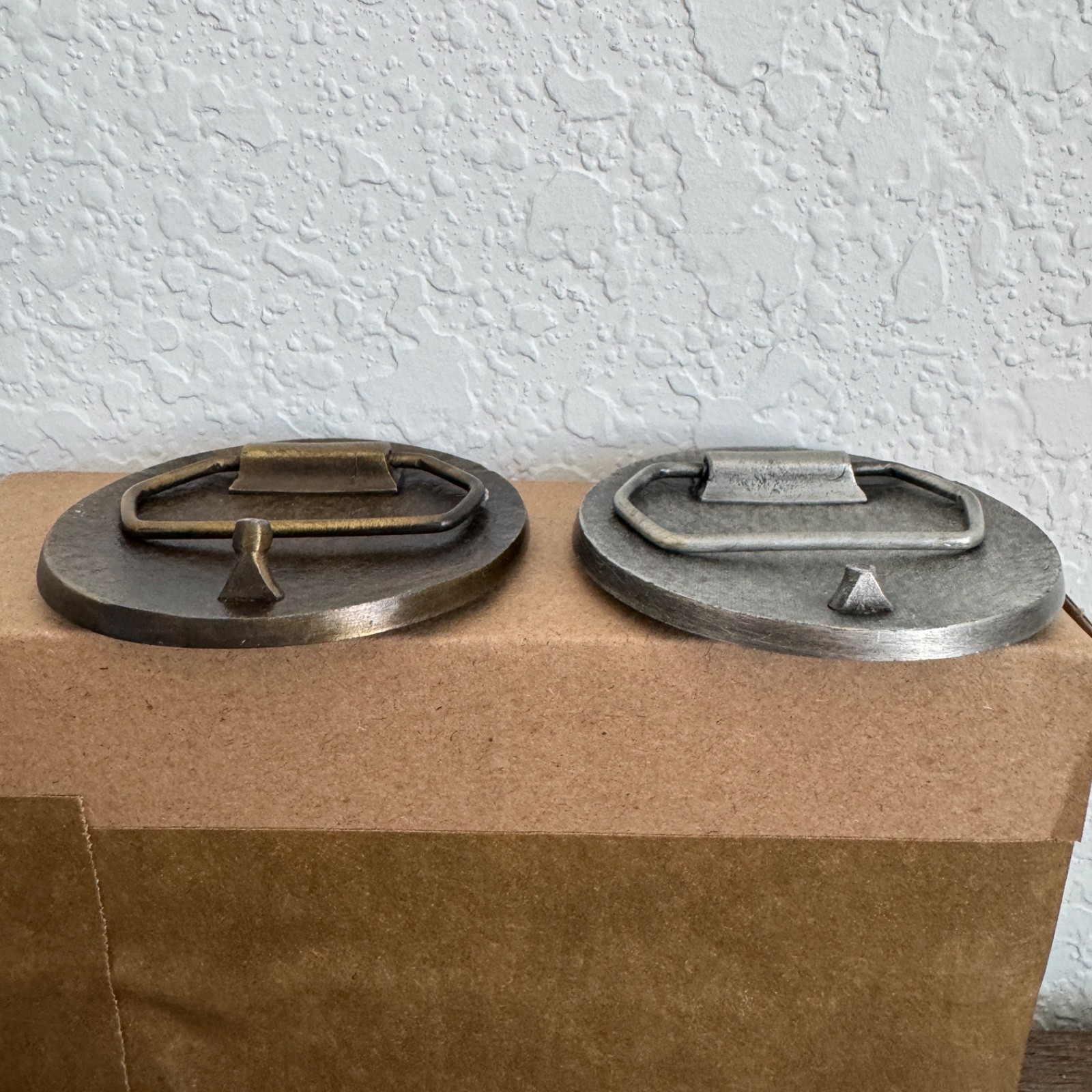 Two Texaco Safety Jamboree 1982 Belt buckles