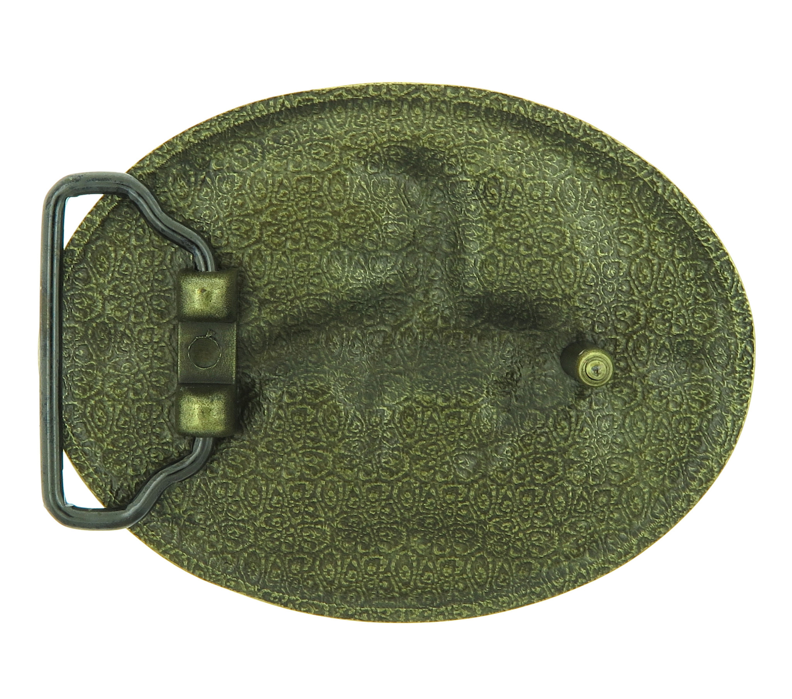End of Trail American Indian on Horse Western Bronze Plated Belt Buckle