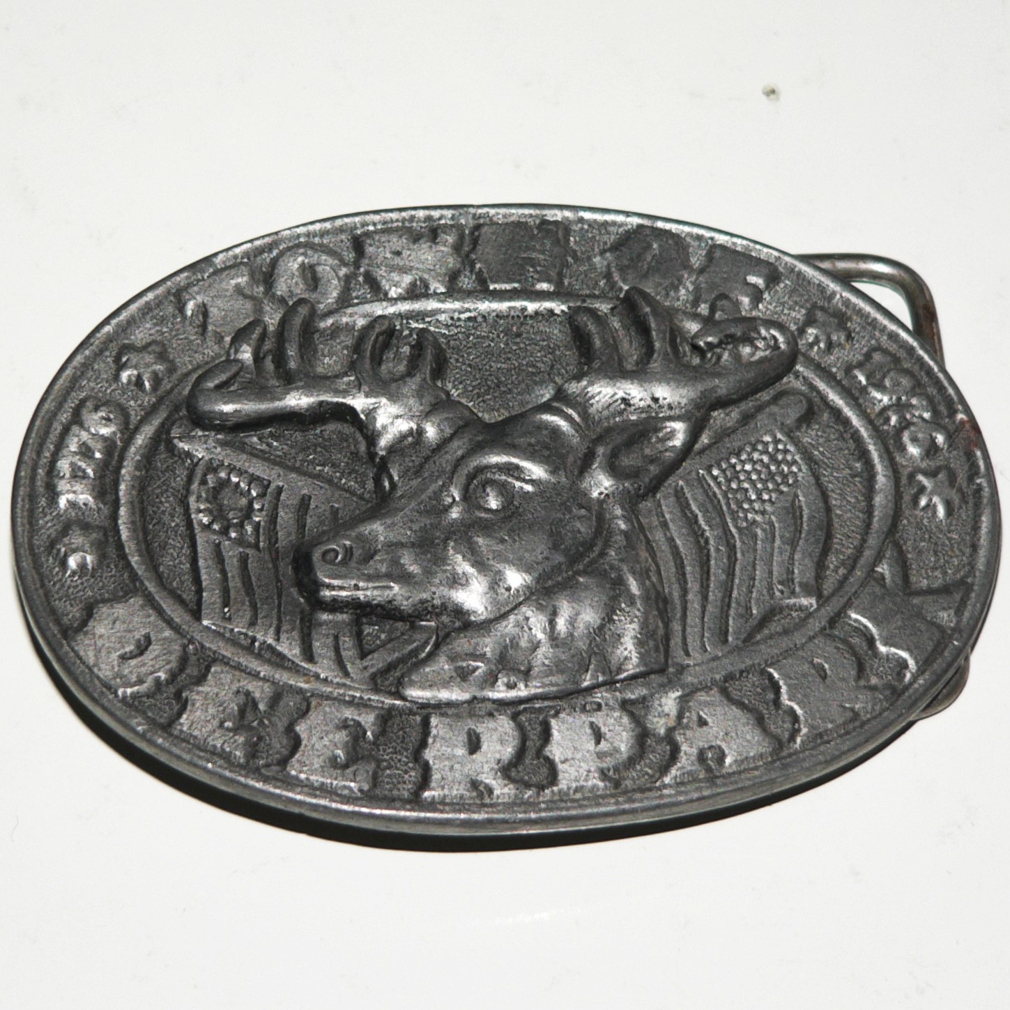 BELT BUCKLE – TOWN OF DEERPARK NY- VGC Textured relief finish. Limited Edition