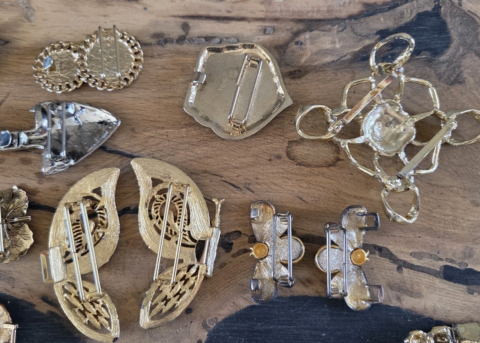 Mixed Wholesale Lot Womens Buckles, Clasps Brass Metal