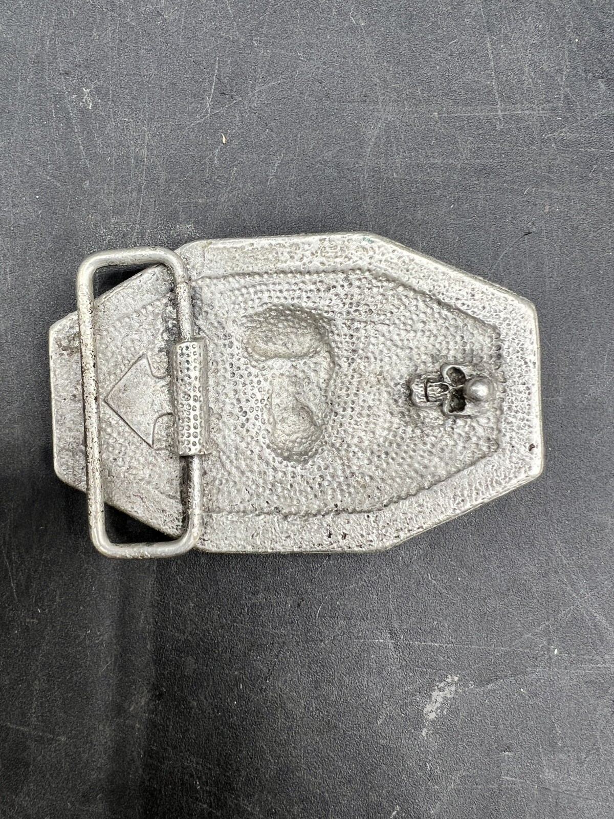 SKULL FANTASY ART PEWTER BELT BUCKLE