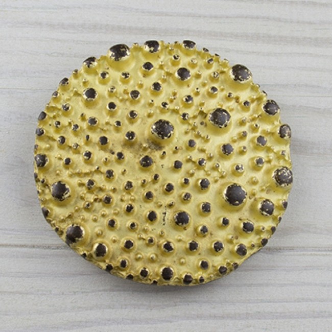 Studded Bubble Circle Round Belt Buckle Gold Interchangeable Buckle GS5538