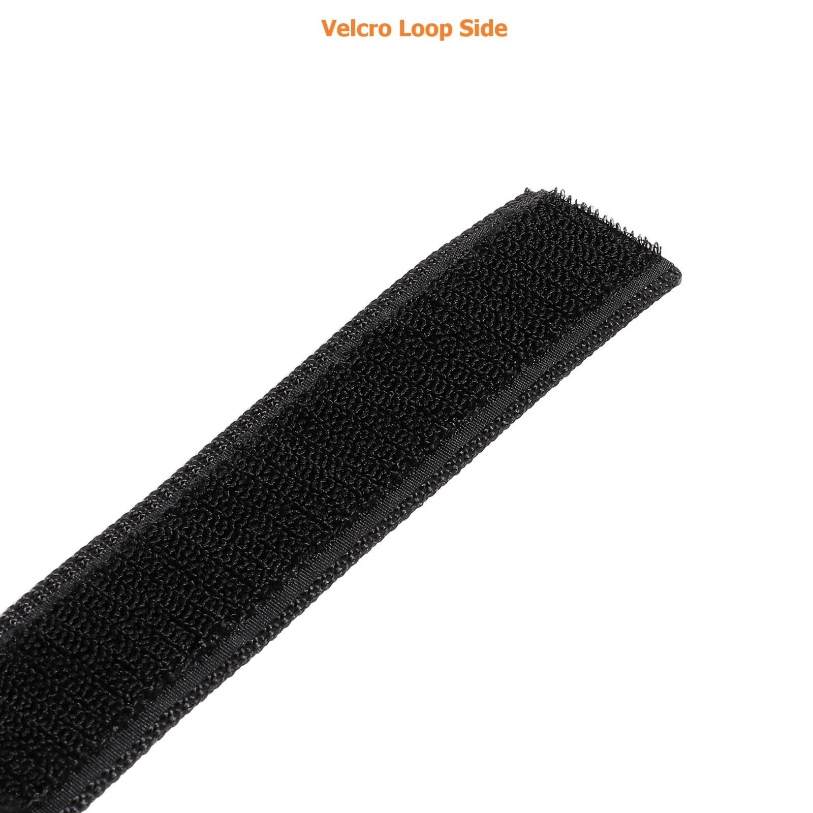 TACNEX No-Scratch Nylon Belt 1 3/8&Prime; No Metal Buckle X-Large, Black