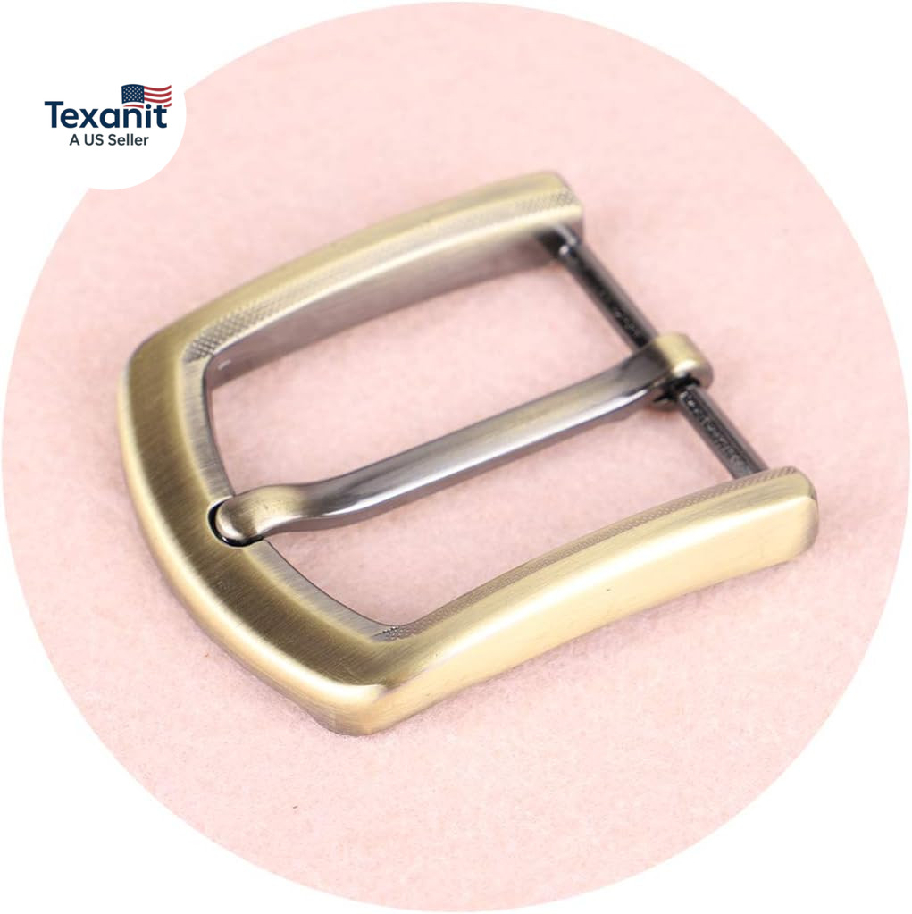 1.5 Inches (38-40 Mm) Belt Buckle Single Prong Square Replacement Buckle for Men