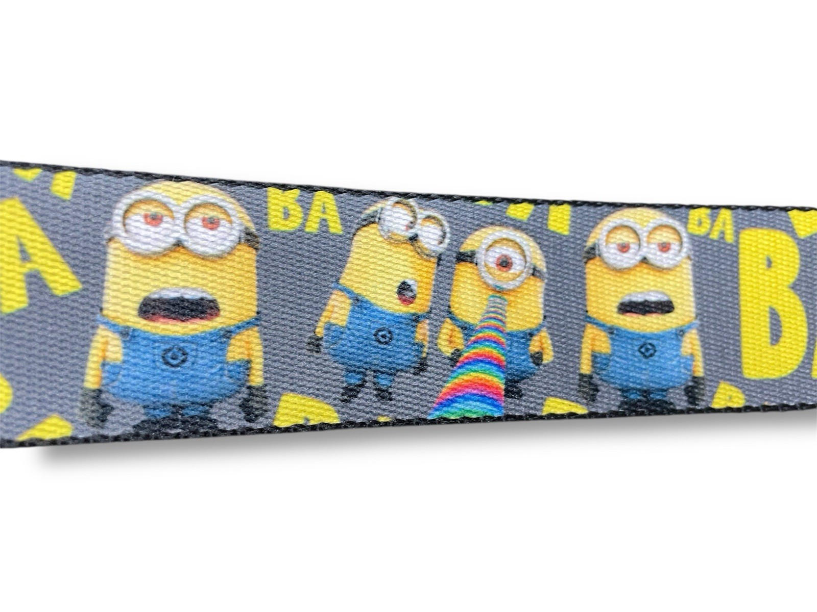 Buckle Down Despicable Me Minion Dave Face Unisex Buckle Belt Graphic Print 45&Prime;